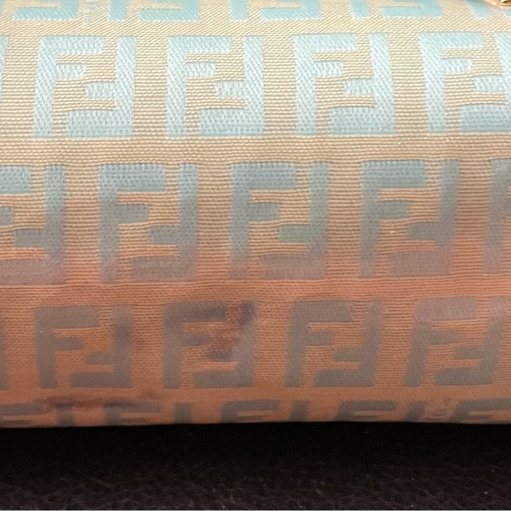 Fendi Grey and Light Blue Cosmetic Case - Picture 7 of 7